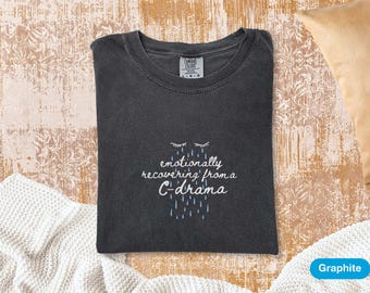 Funny C-Drama Recovery T-Shirt – Minimalist Comfort Colors Tee – Chinese Drama Lover Gift