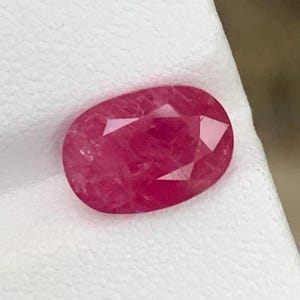 4.50 Carats Faceted Pink Ruby From Mozambique