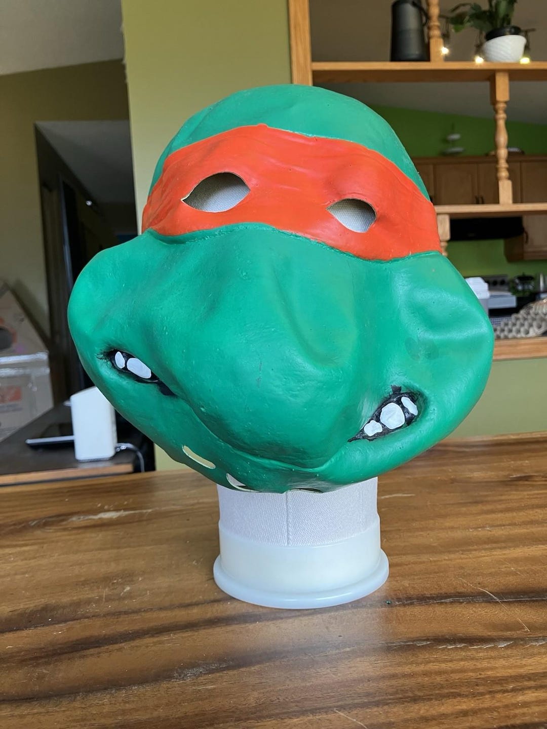 Tmnt 2003 Raphael Mask Teenage Mutant Ninja Turtles TMNT Raphael Rubber Mask 1989 Mirage ...