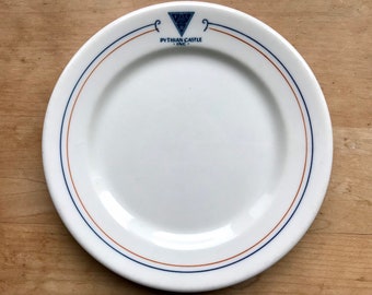 Vintage Restaurantware Plate, Pythian Castle, Secret Society, Fraternal Lodge China, Topmarked Side Plate