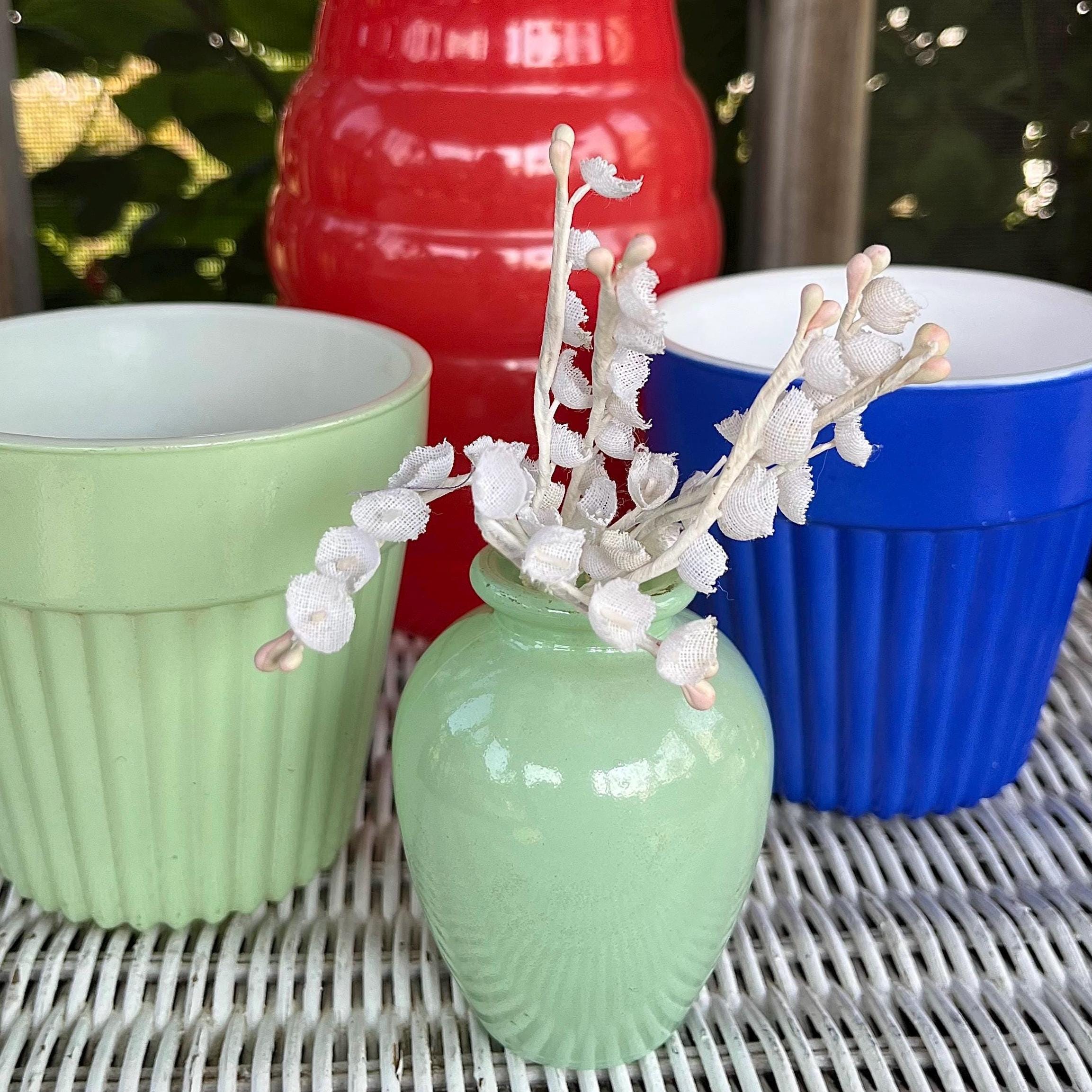 Mint green vase - Etsy 日本