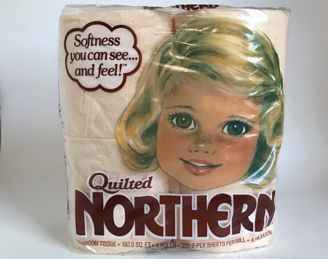 Vintage Toilet Paper Peach Colored TP 1980s Quilted Etsy