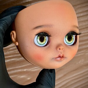 LaLha DOLL – OOAK Art Doll | Hand-Painted Custom Blythe with Unique Faceplate & Eyechips image 17