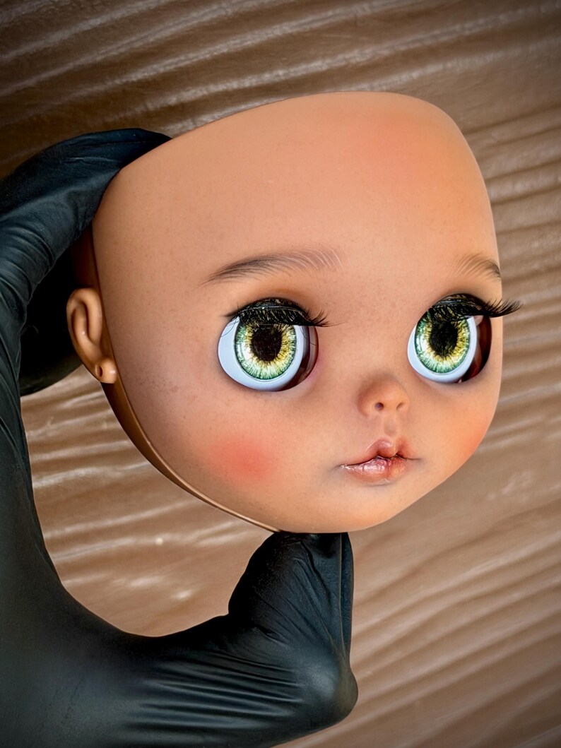 LaLha DOLL – OOAK Art Doll | Hand-Painted Custom Blythe with Unique Faceplate & Eyechips image 17