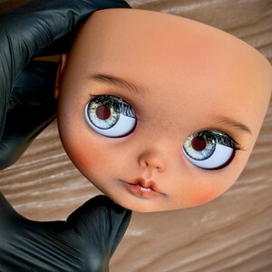 LaLha DOLL – OOAK Art Doll | Hand-Painted Custom Blythe with Unique Faceplate & Eyechips image 11