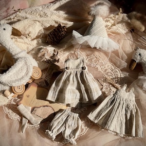 Handmade Outfit for Neo Blythe / Pullip – Swan Fairytale Doll Clothes Set