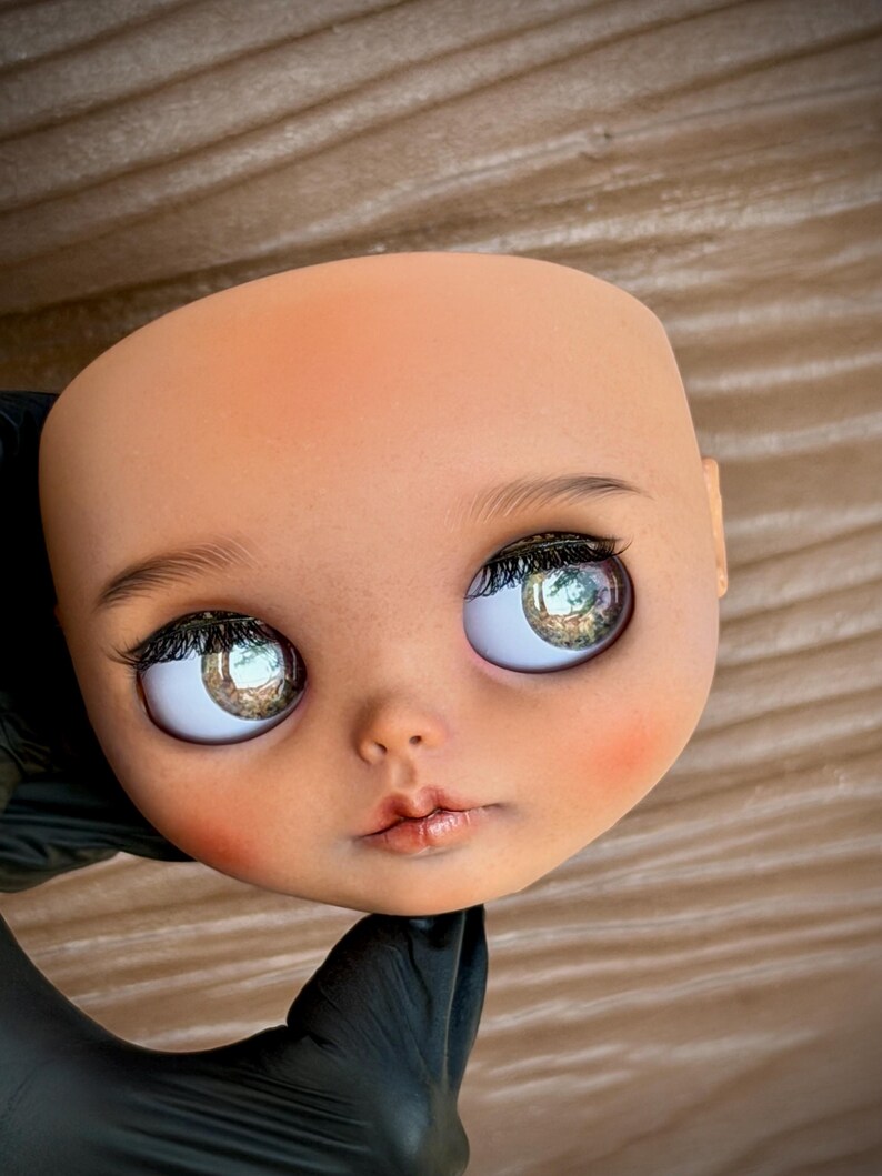LaLha DOLL – OOAK Art Doll | Hand-Painted Custom Blythe with Unique Faceplate & Eyechips image 19