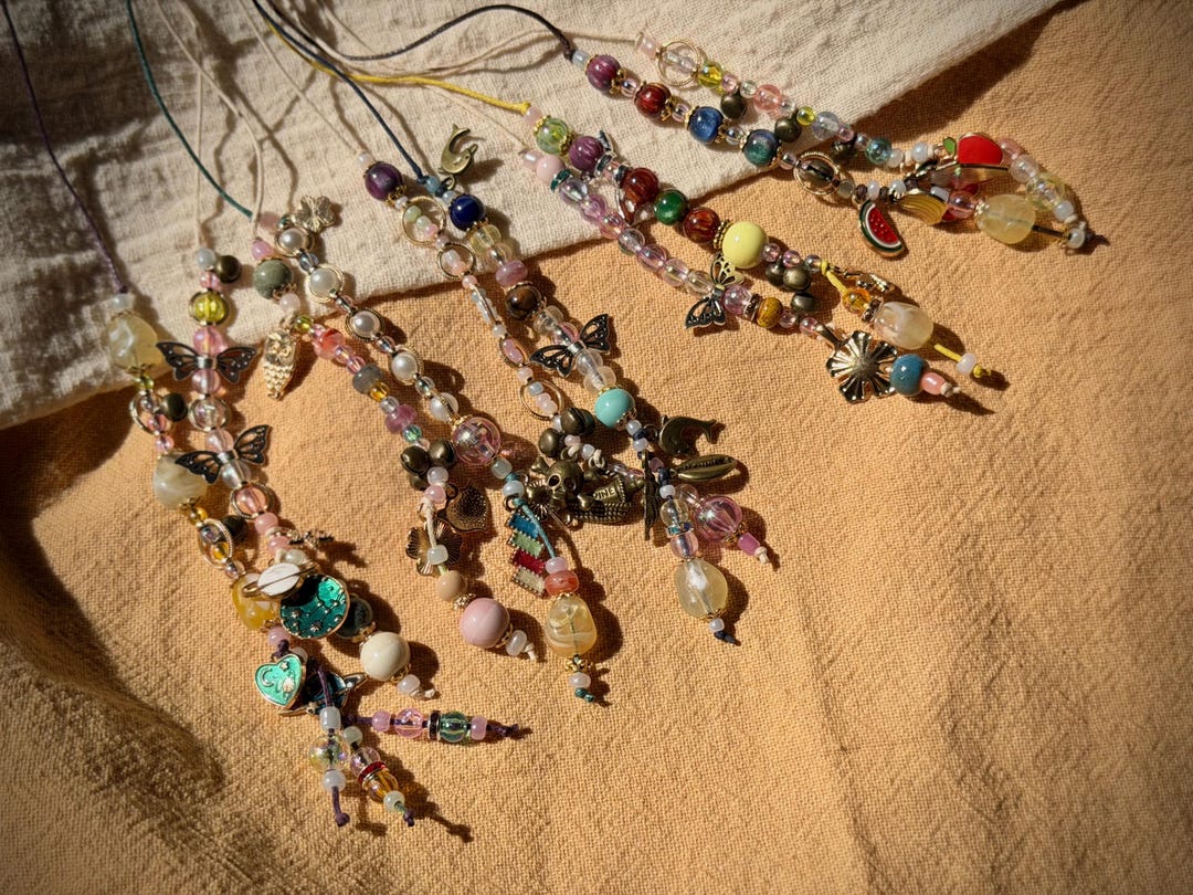 Blythe Pull String Handmade [ C Set ] - Pastel Beaded Fairy Doll ...