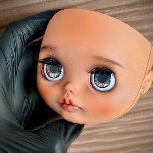 LaLha DOLL – OOAK Art Doll | Hand-Painted Custom Blythe with Unique Faceplate & Eyechips image 18
