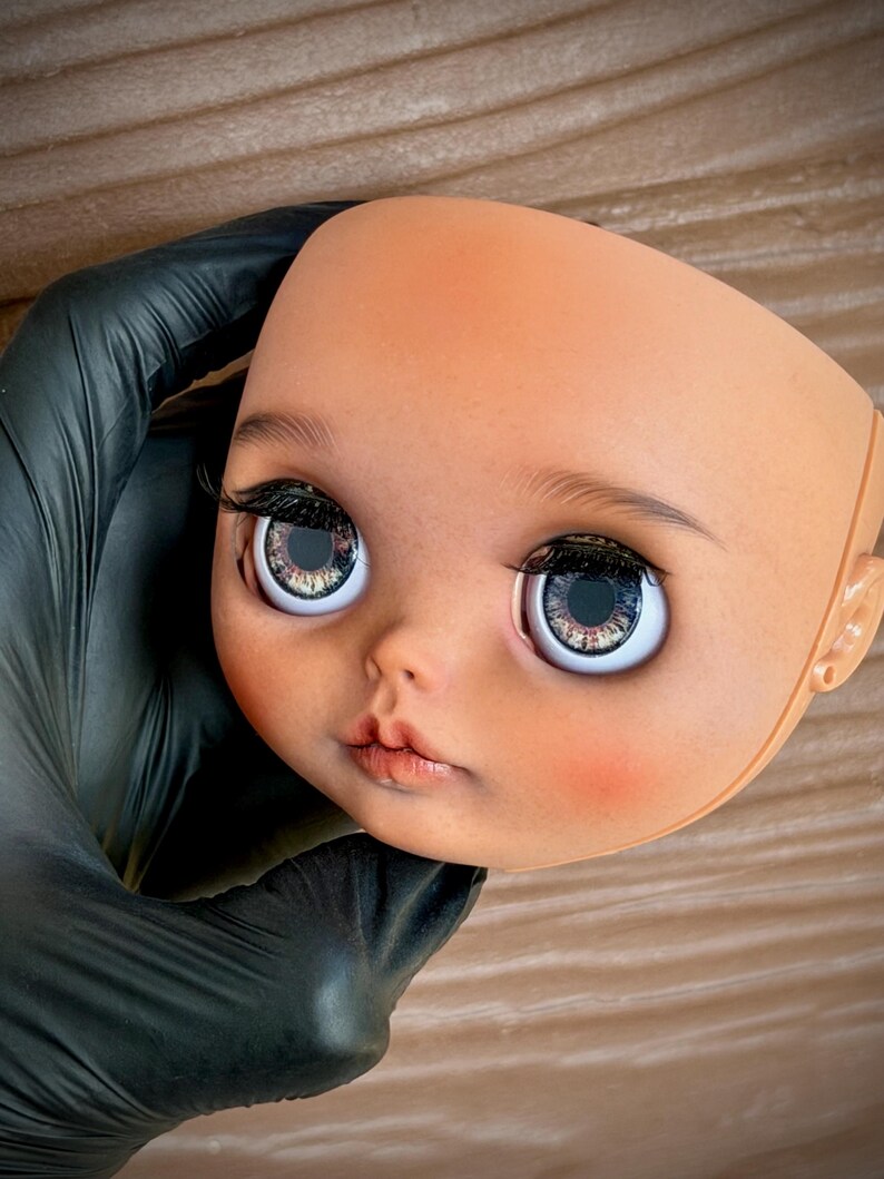 LaLha DOLL – OOAK Art Doll | Hand-Painted Custom Blythe with Unique Faceplate & Eyechips image 18