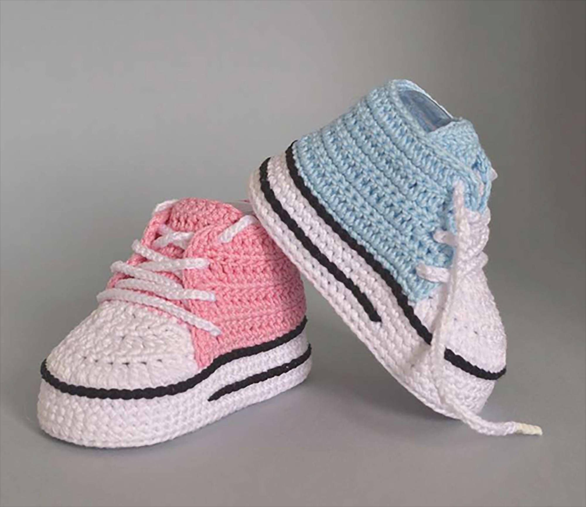 Tenis Nike Zapatillas A Crochet Bebe Zapatillas Tenis Nike Tejidos