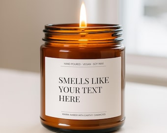 Ça sent le : bougie personnalisée, Noël, cadeau personnalisé, coopération, anniversaire, amitié, enseignant, bougie drôle, retraite