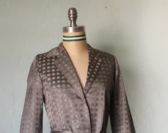 tie waist blazer and skirt