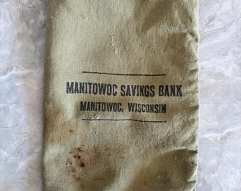 Sacchetto di denaro della Manitowoc Savings Bank