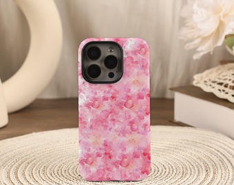Roze bloemen Leuke telefoonhoesje iPhone-hoesje voor nieuwe iPhone 17 16 15 14 13 12 Pro Max 16 15 14 Plus 12 13 Mini X XS XR SE iPhone 17 Pro 17 Air
