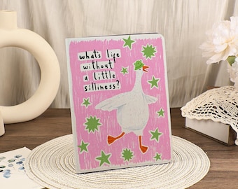 Pink Duck Cute iPad Case Hard iPad Cover with Pencil Holder For 2025 iPad 11/10/9 Air 6/7 9.7"11"13" iPad Pro 9.7"11"12.9" 2024 Mini 5/6/7