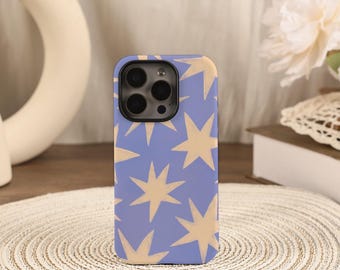 Big Blue Star Simple Phone Case iPhone Cover For iPhone 17/16/15/14/13/12 Pro Max 16/15/14Plus 12/13 Mini X XS XR SE New iPhone 17 Pro 17Air