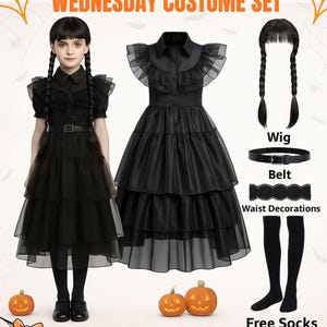 open lace back dress Prom On Wednesday Costume – Rave Wonderland main image 0