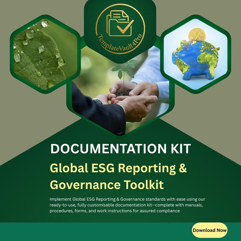 Global ESG Reporting & Governance Toolkit Documentation Kit ...