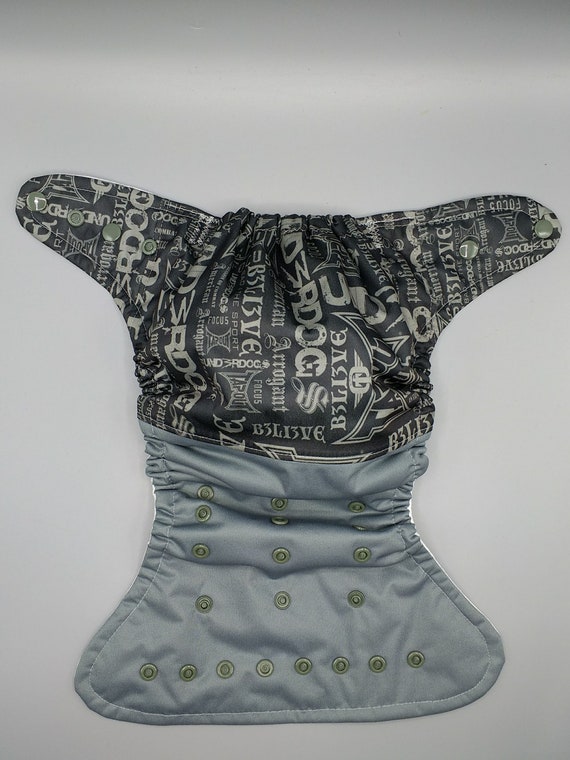 Made to order. Cloth diaper SassyCloth one size pocket diaper with wizard boy cotton print