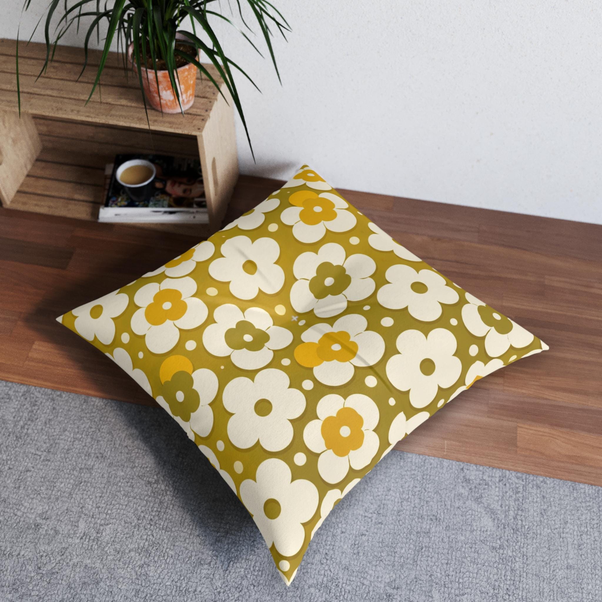 70s Floor Cushion - Etsy