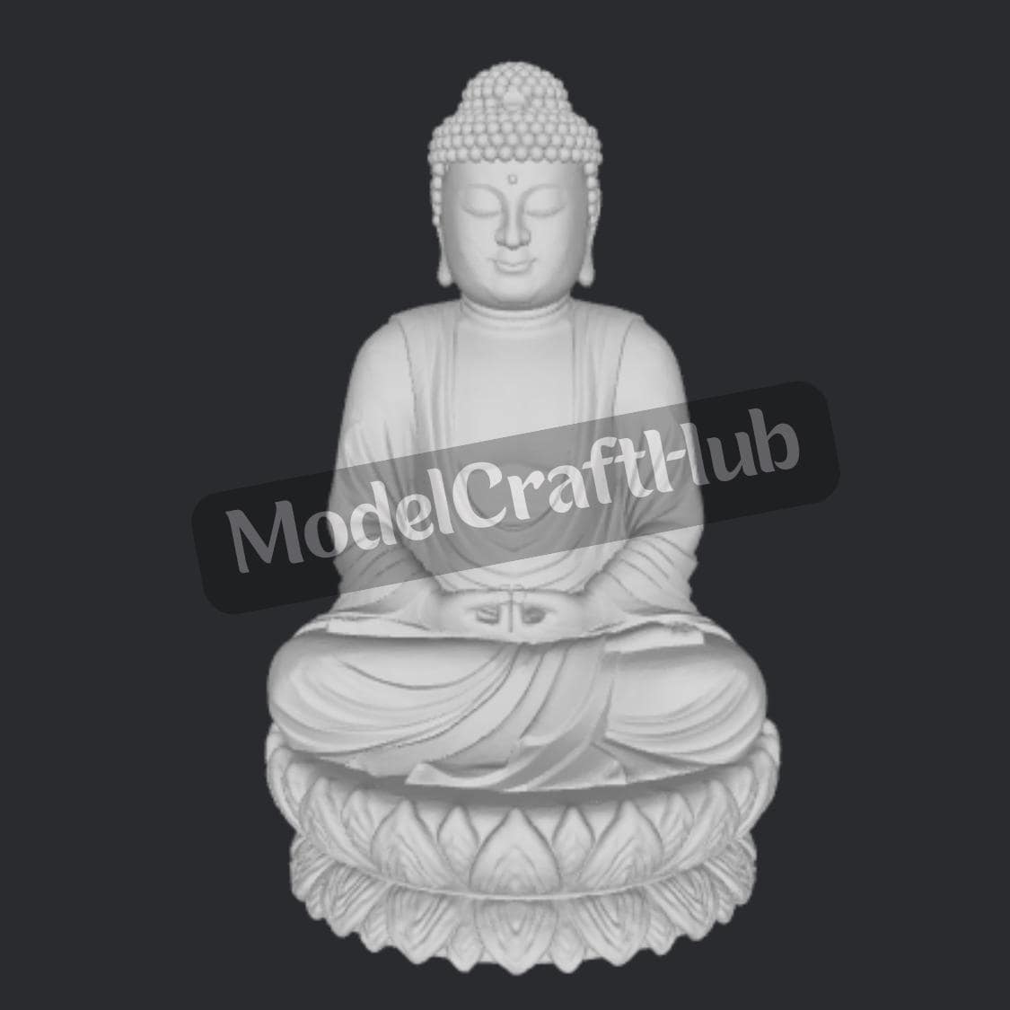 Zen Buddha-statue 3D Models - 10 Printable Designs in OBJ & STL