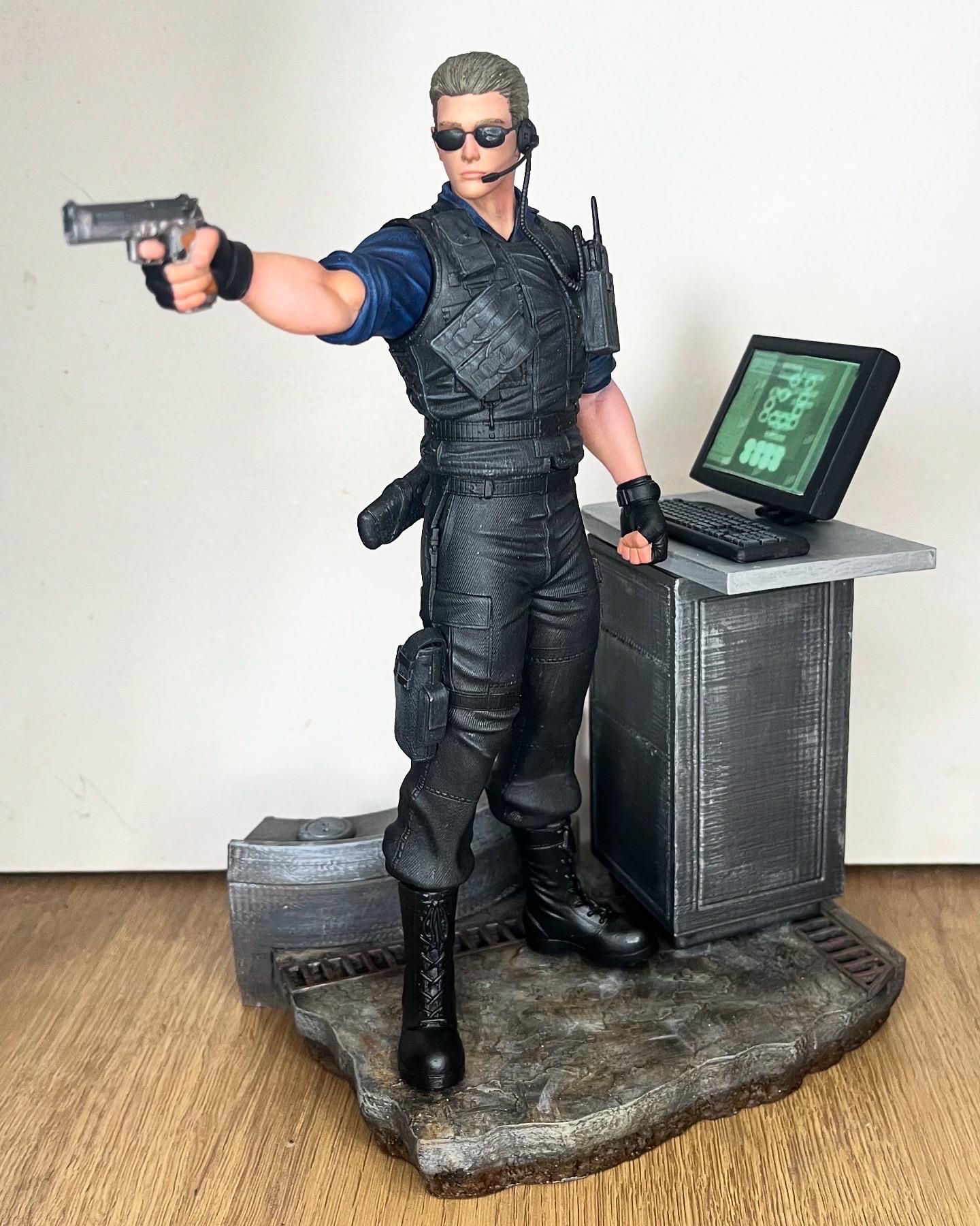 アルバート・ウェスカー 1/6スケール バイオハザード フィギュア 3D