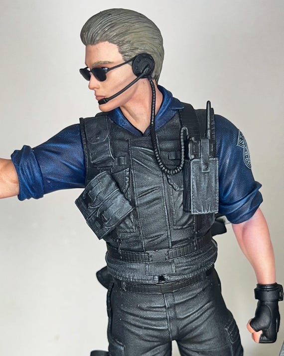 アルバート・ウェスカー 1/6スケール バイオハザード フィギュア 3D