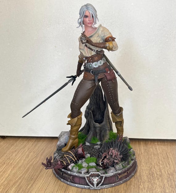Ciri the Witcher 3 1/6 3D Figure - Etsy