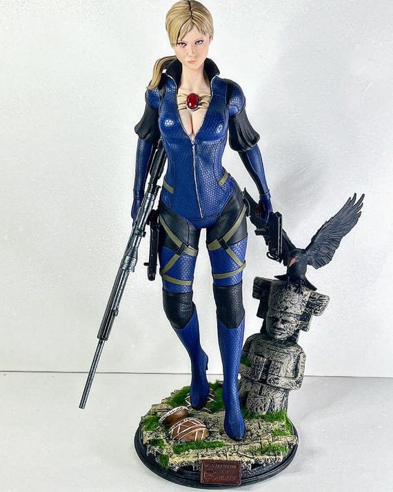 ジル・バレンタイン バイオハザード5 1/4スケール 3Dフィギュア - Etsy