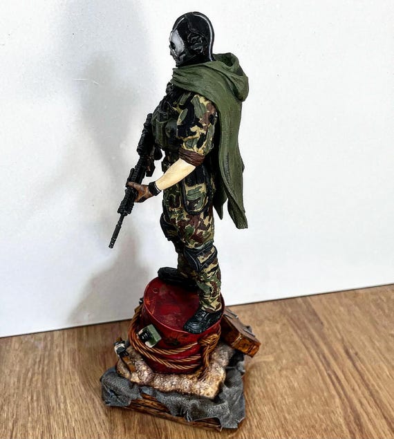 ゴースト コール オブ デューティ 1/6 3Dフィギュア - Etsy 日本