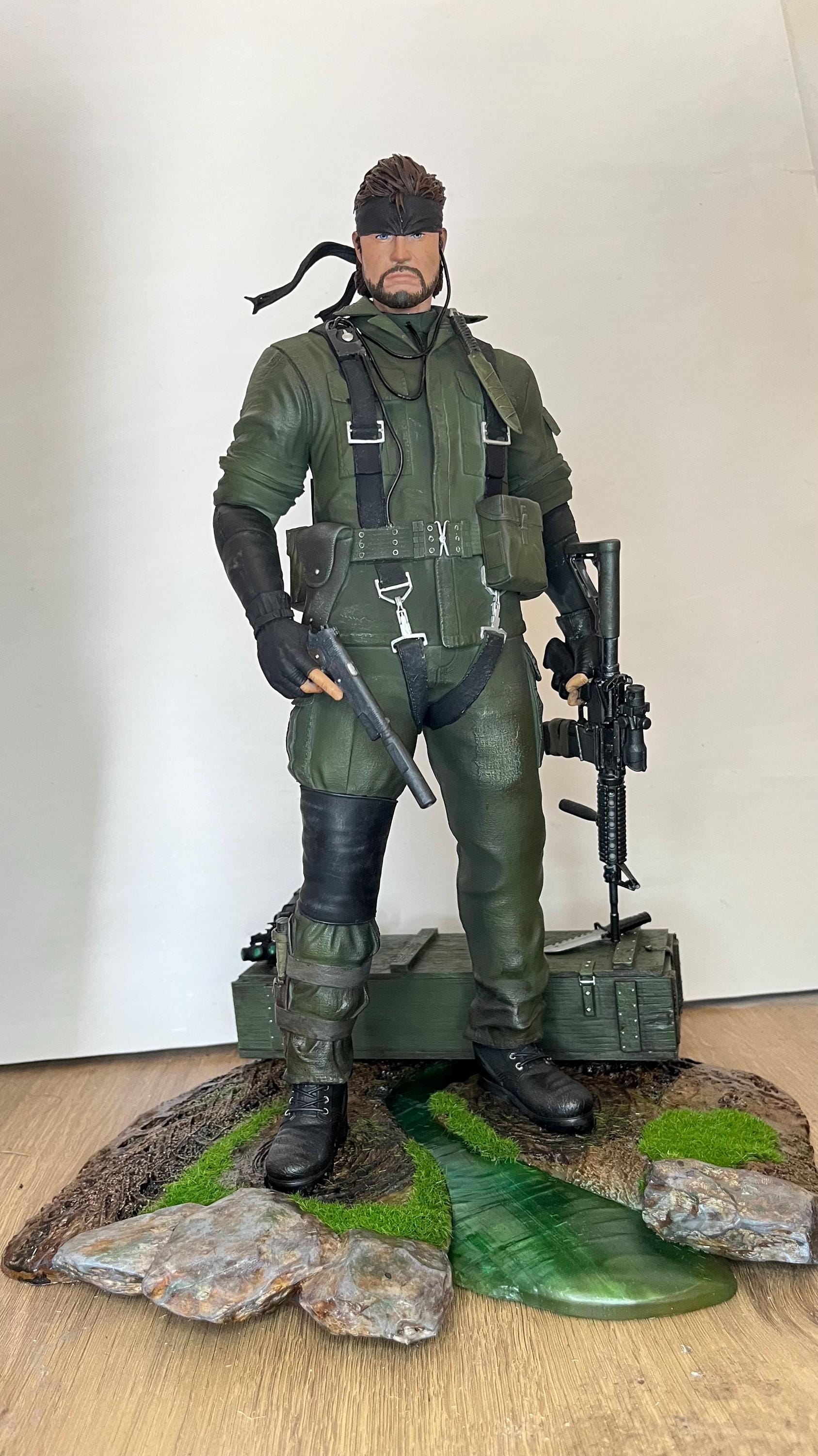 Naked Snake Big Boss Metal Gear Solid Delta 3D Figure - Etsy