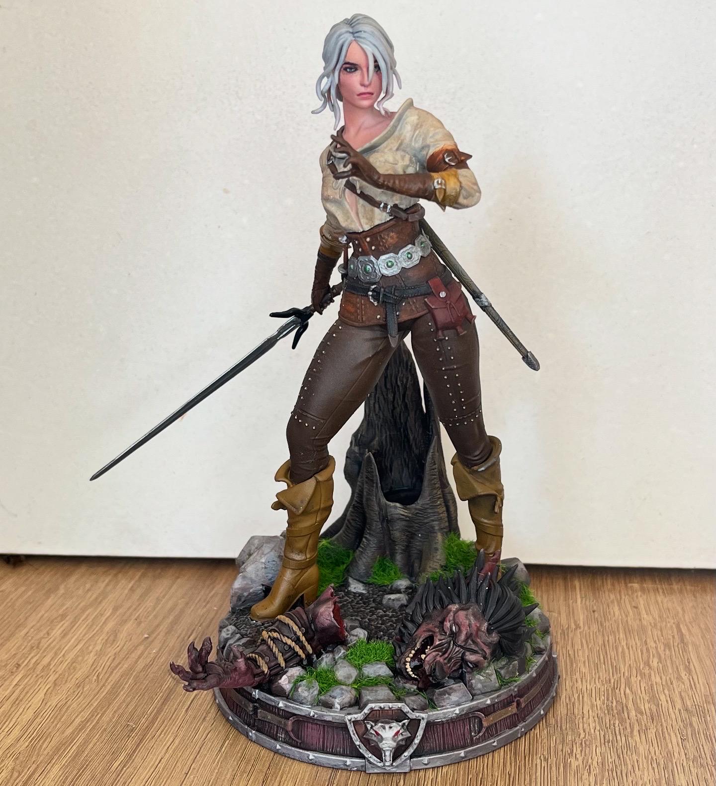 Ciri the Witcher 3 1/6 3D Figure - Etsy