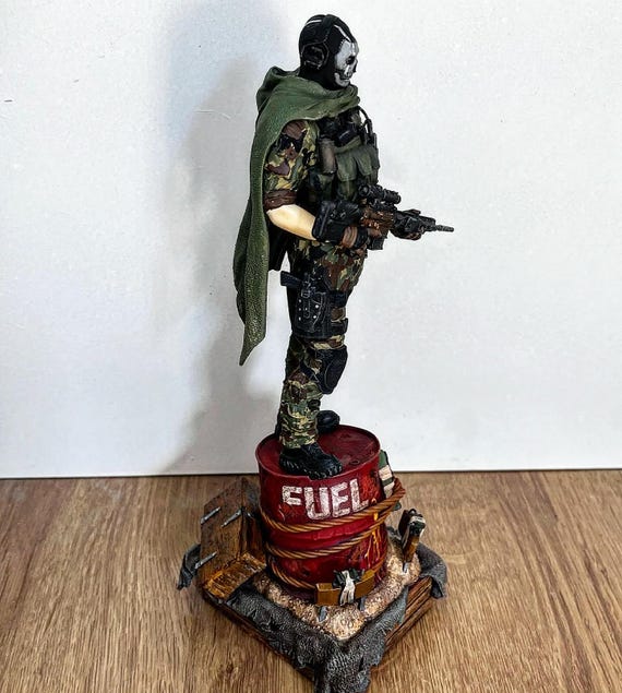 ゴースト コール オブ デューティ 1/6 3Dフィギュア - Etsy 日本