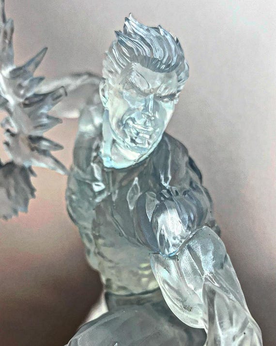Iceman X-men 1/10 3D Figure - Etsy