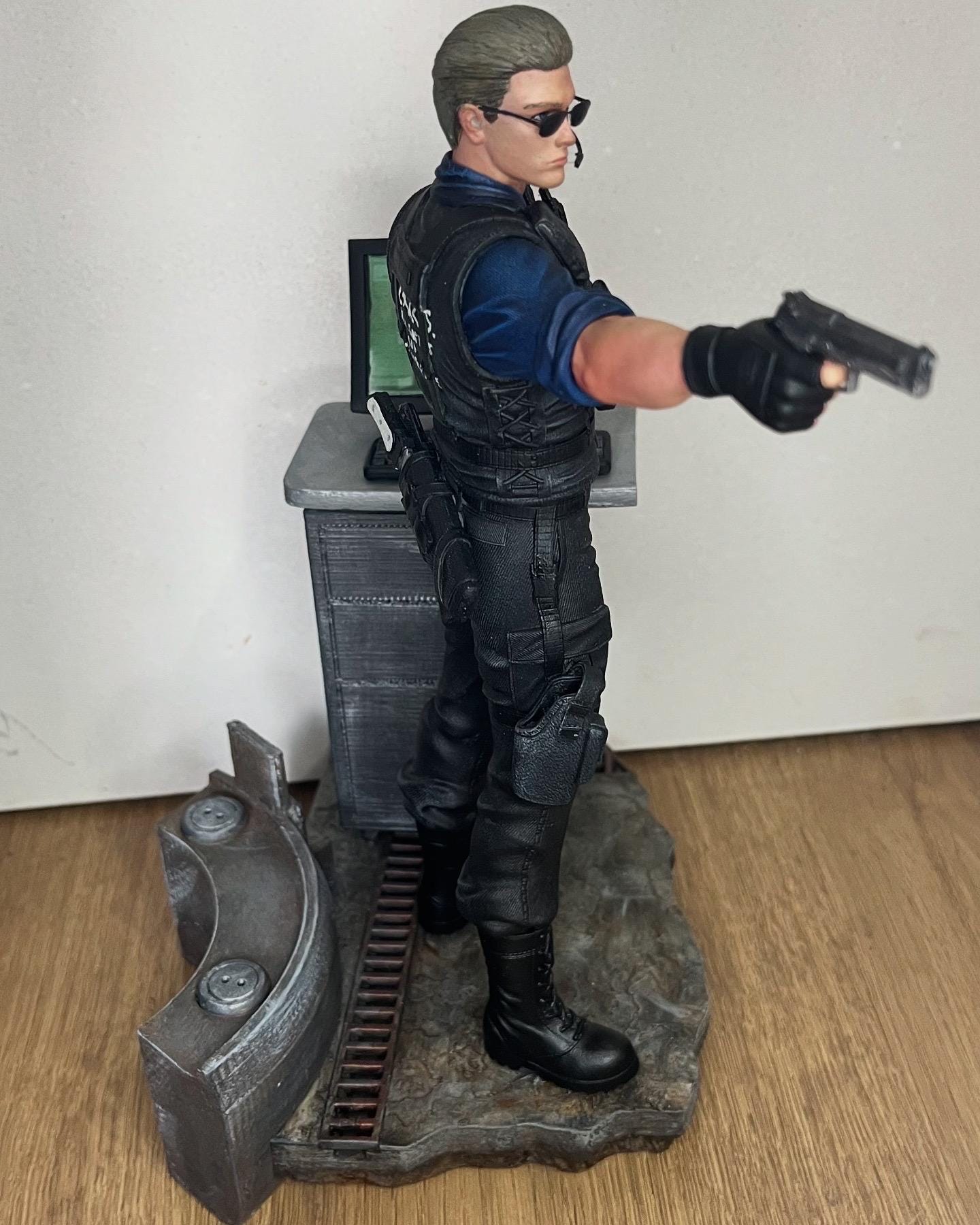 アルバート・ウェスカー 1/6スケール バイオハザード フィギュア 3D 