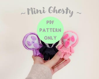 Scary Mini Slasher - Schema PDF all'uncinetto / horror, halloween, fantasma, urlo, amigurumi, peluche, carino