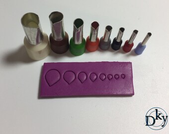 MINI-BLÜTENBLATTSCHNEIDER (Perfekt für Polymer-Tonarbeiten, Zuckerpaste, kaltes Porzellan, Metallton, Miniaturen usw.)