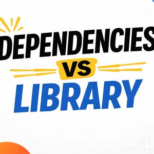 Difference between Library and Dependency in Programming