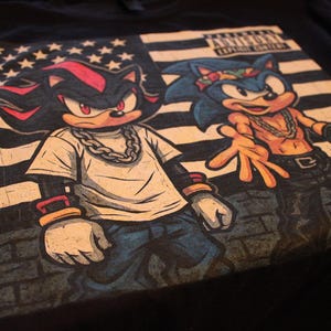 Sonic x Shadow T-Shirt: Street Legends Unisex Gamer Tee