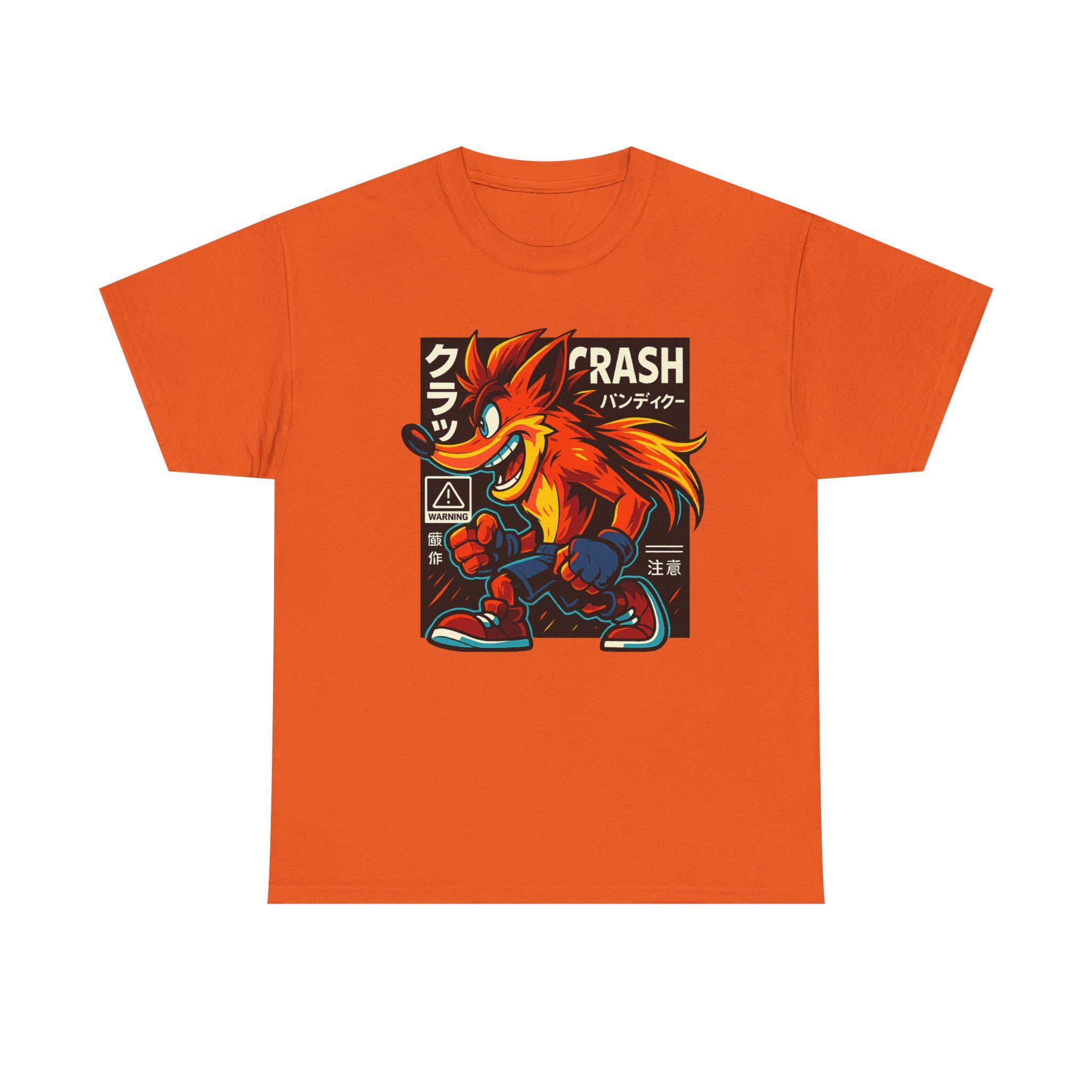 Crash Bandicoot Graphic Tee: Unisex Heavy Cotton Gamer Shirt - Etsy