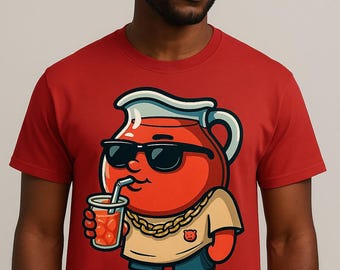 Funky Drip Kool-Aid Graphic Tee: Retro Unisex T-shirt