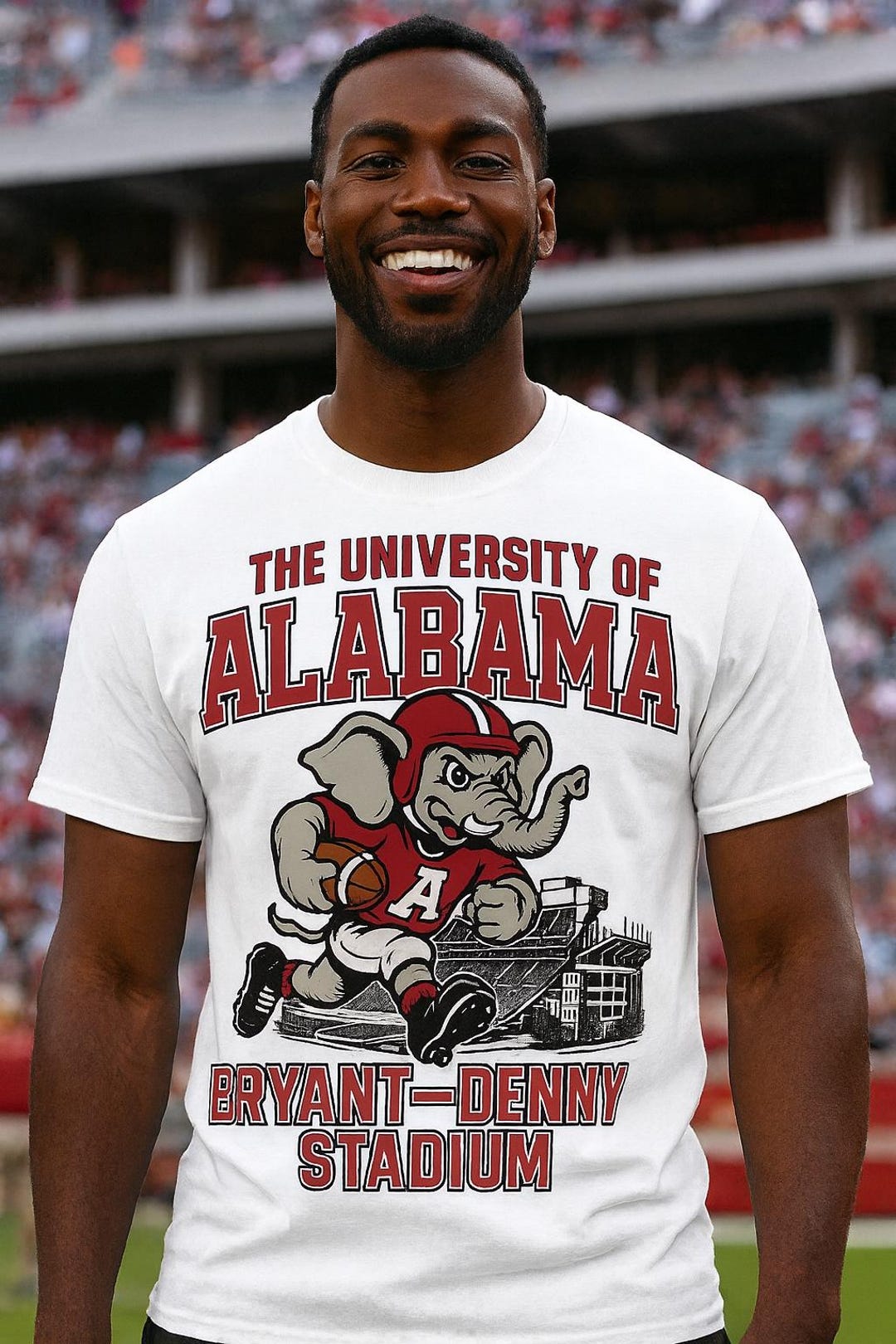 Alabama Fan Digital Shirt Design | Big Al Elephant Mascot | Bryant ...