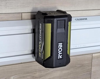 RYOBI 40V Battery Mount For Gladiator GearWall GearTrack