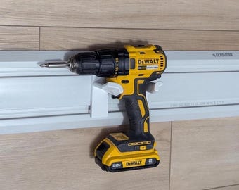Impact Drill Tool Wall Mount For Gladiator GearWall, GearTrack