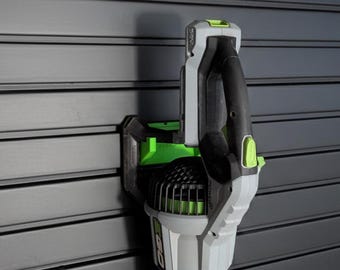 EGO Leaf Blower Mount For SlatWall With Locking Hooks