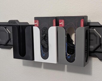 Glove Dispenser Box Mount For Ryobi LINK Rail