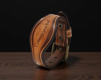 Pulsera vintage de piel de vaca: estilo vaquero retro hip-hop para hombre