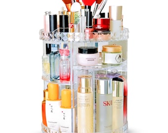 SANDA 360 Degree Rotating Makeup Organizer