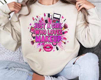 Makeup Artist PNG, Cosmetics T-Shirt Design (Instant Download)